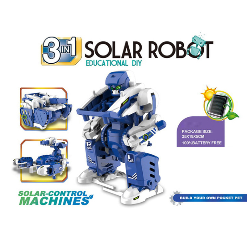 Science Nature - Kit Robot 3 in 1 Educativo,