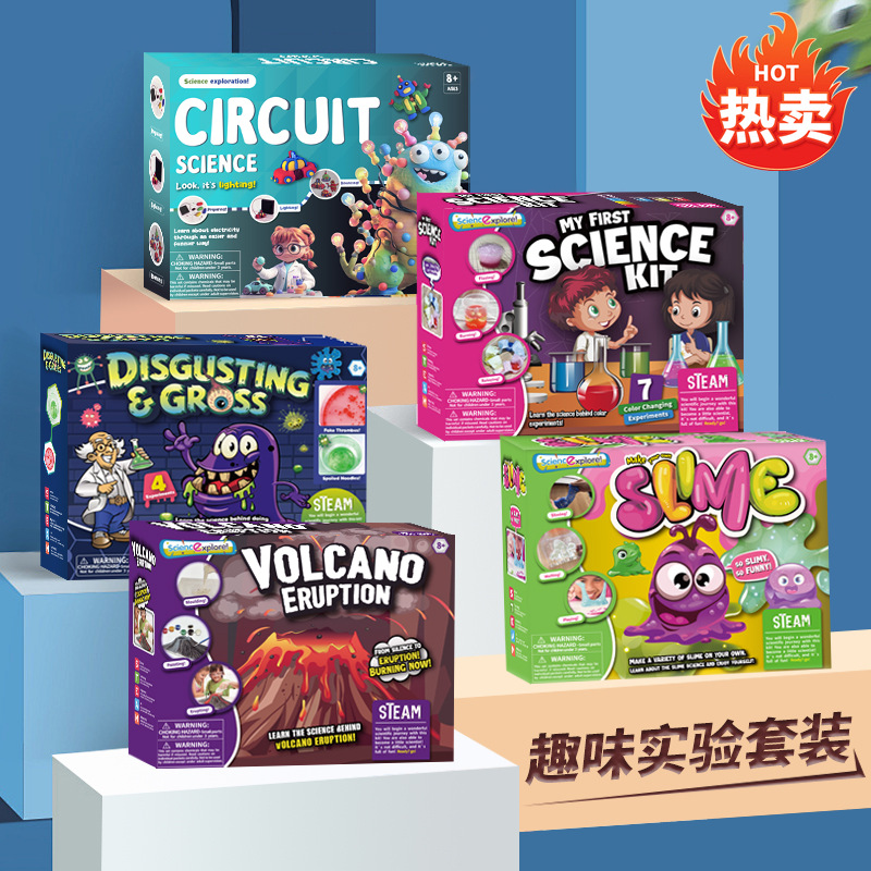 Volcano Kit Eruption - Kit di esperimenti scientifici STEAM per